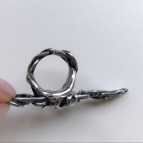 Multi-Finger Swarovski Crystal Rose Trellis Ring - Picture 4 of 6